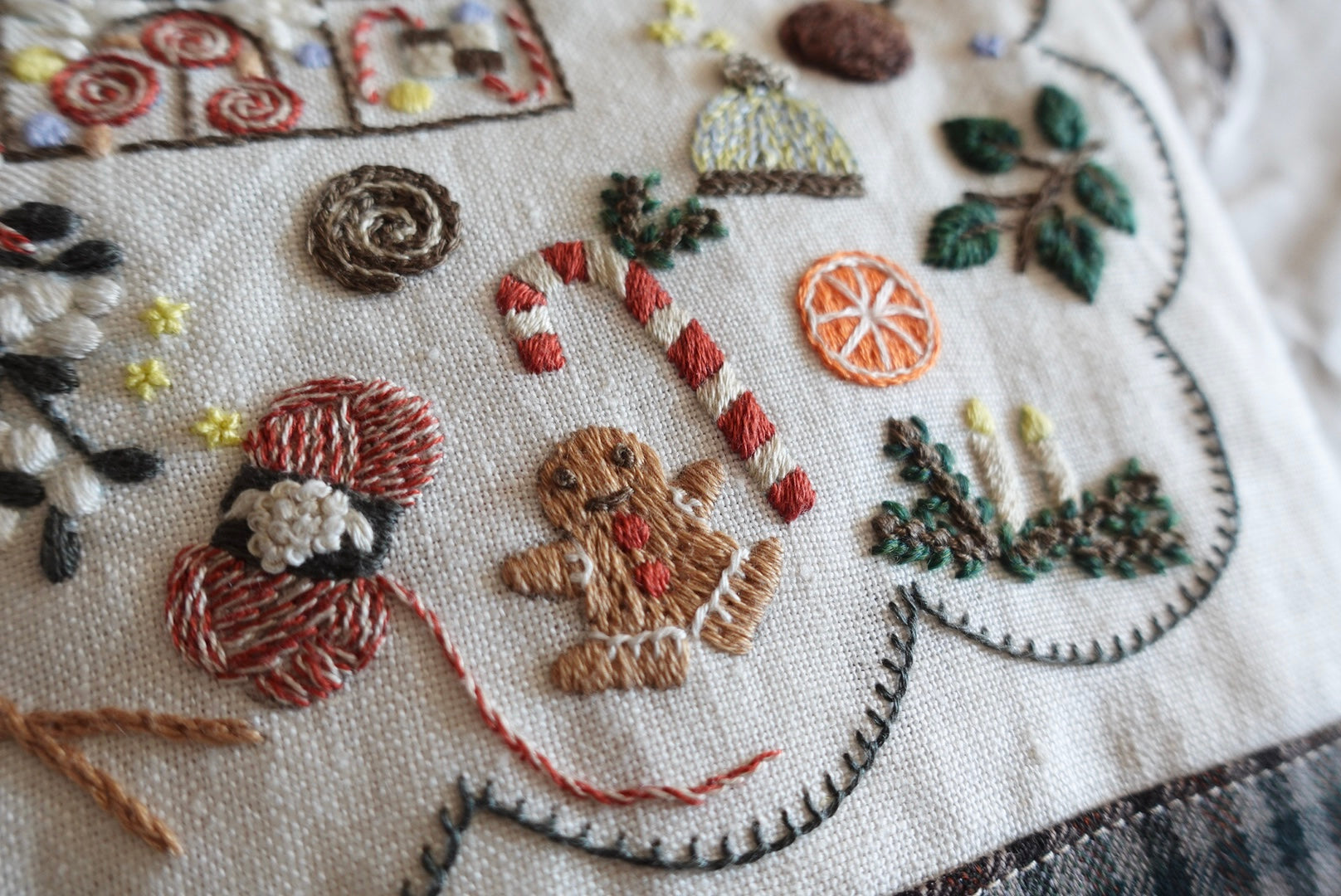 ヒトハリの冬じたく刺繍　