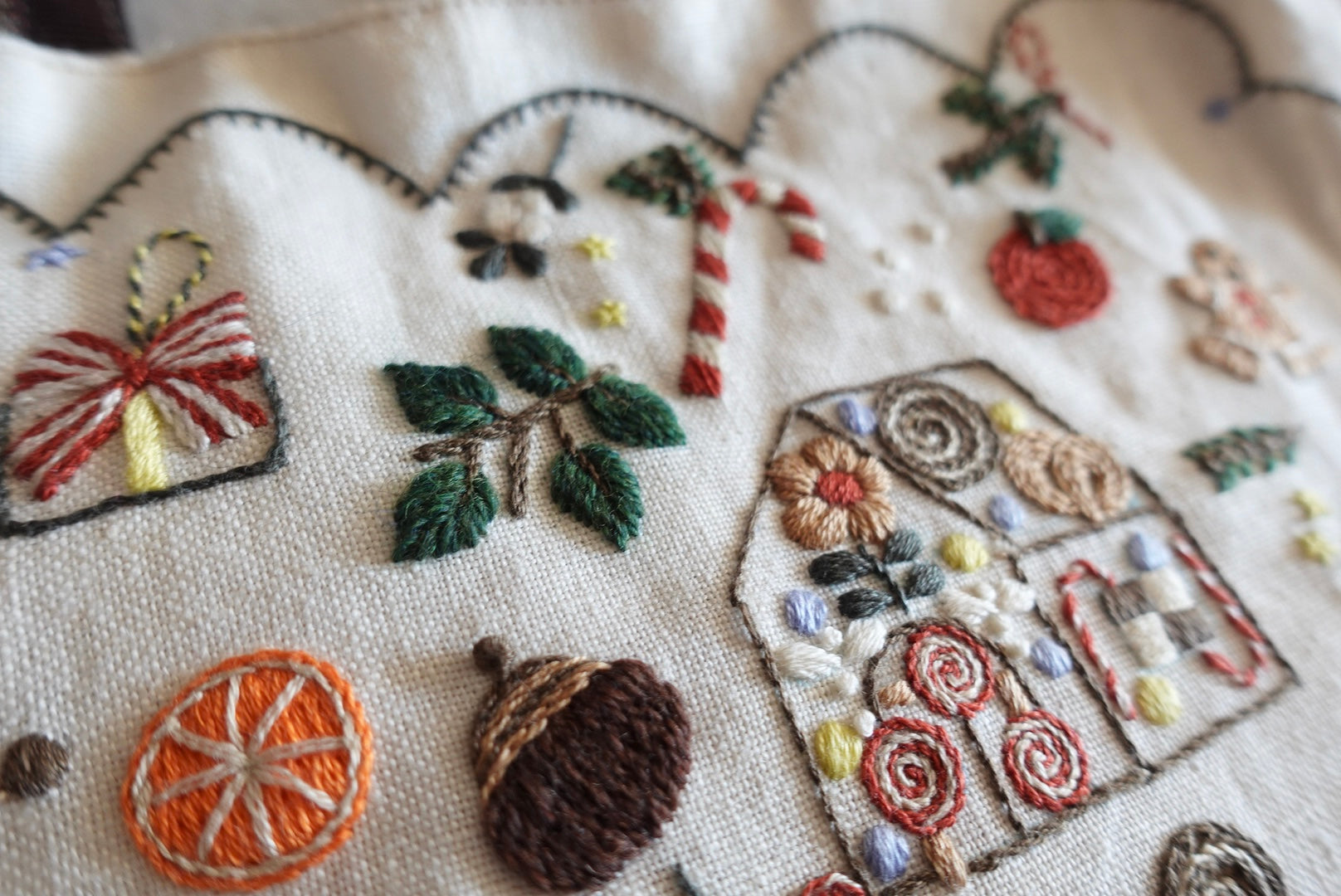 ヒトハリの冬じたく刺繍　