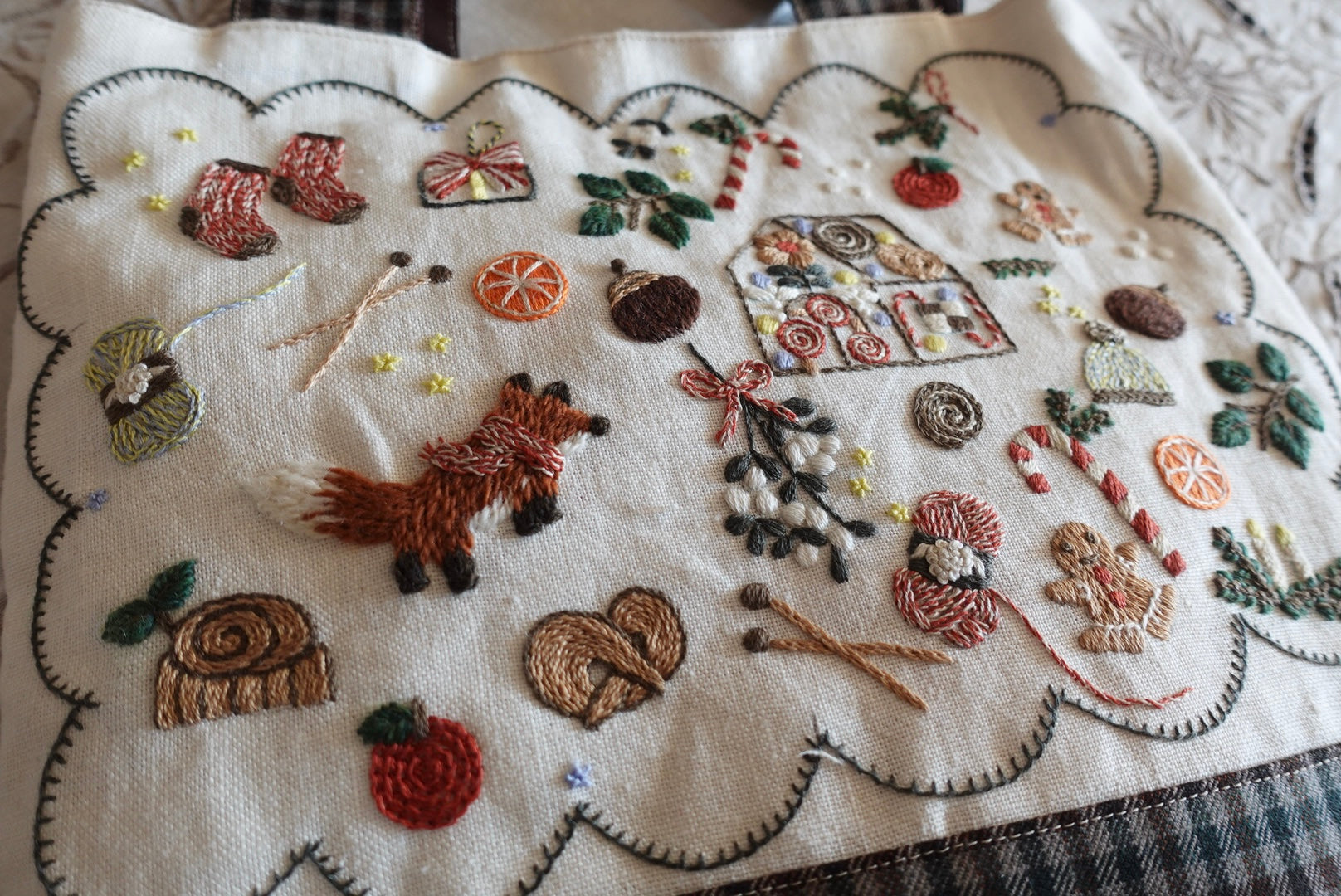 ヒトハリの冬じたく刺繍　